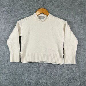 Everlane Beige Wool Crewneck Boxy Sweater Size M